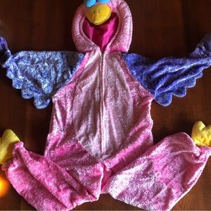 HALLOWEEN COSTUME kids soft velour feel one piece full zip.